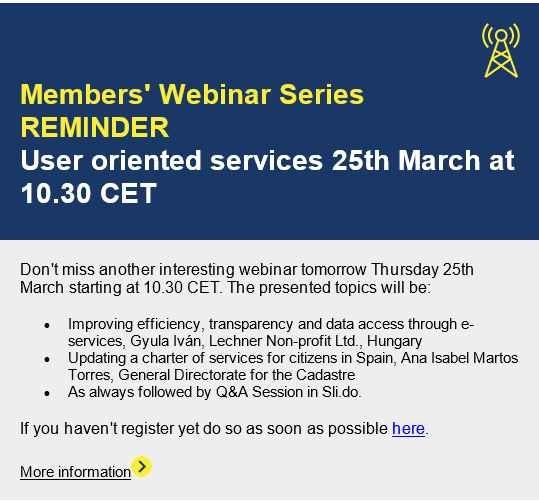 Imagen 'Members Webinar Series REMINDER'