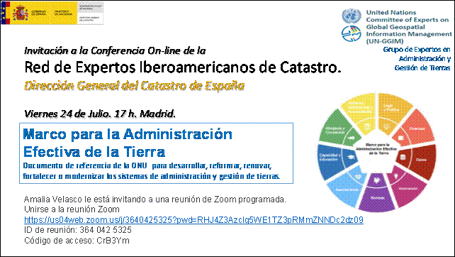 Imagen Primera conferencia  de la Red de Expertos en Catastro en su segunda época