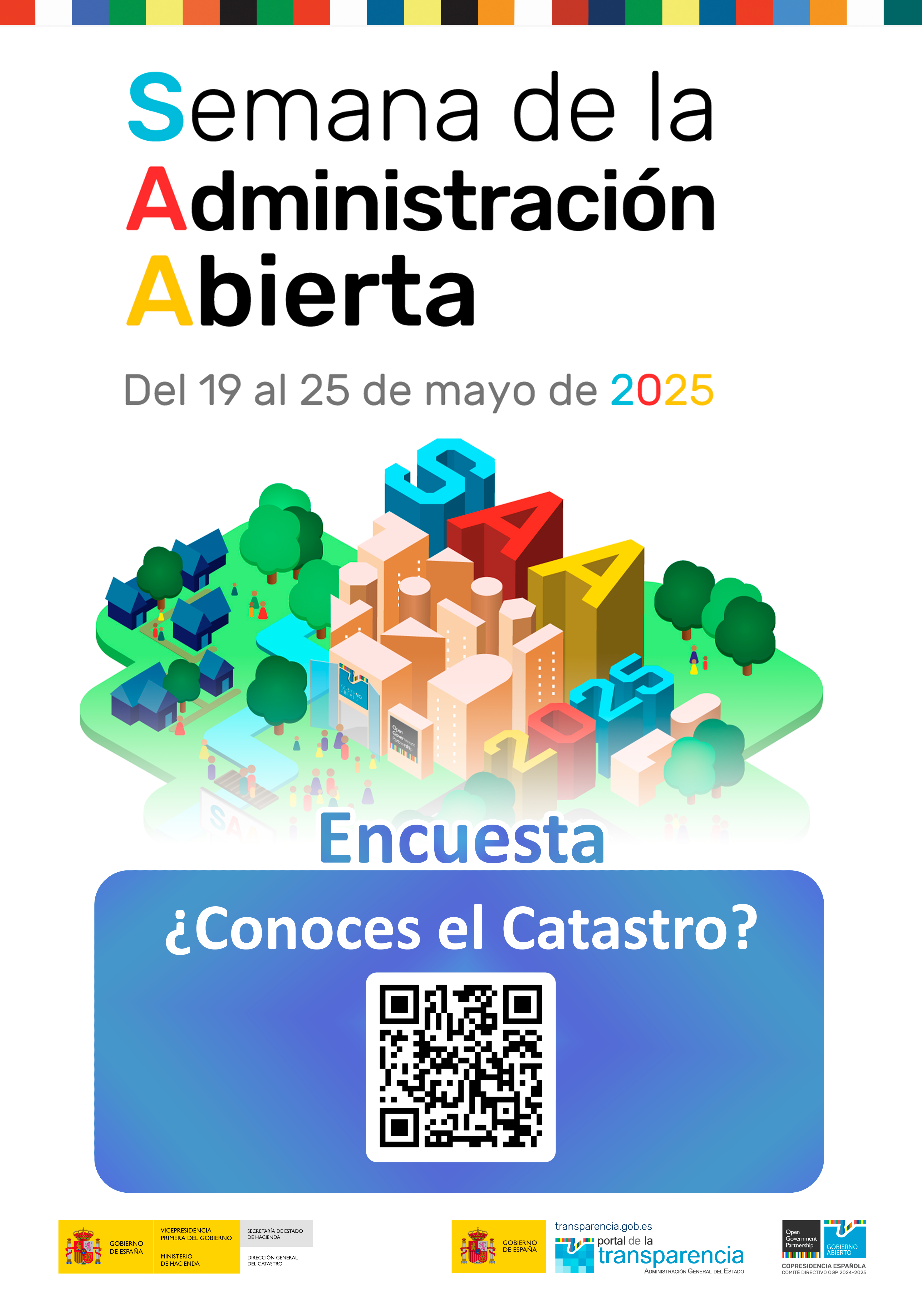 Cartel. Semana de la Administración Abierta, del 19 al 23 de mayo de 2025