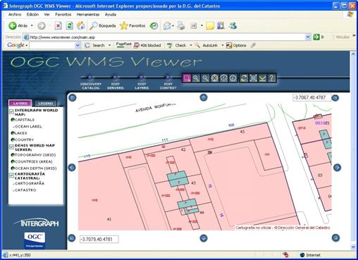 Portal de WMS de Intergraph