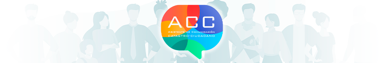 Imagen con el logotipo del Asistente de Comunicación Catastro-Ciudadano